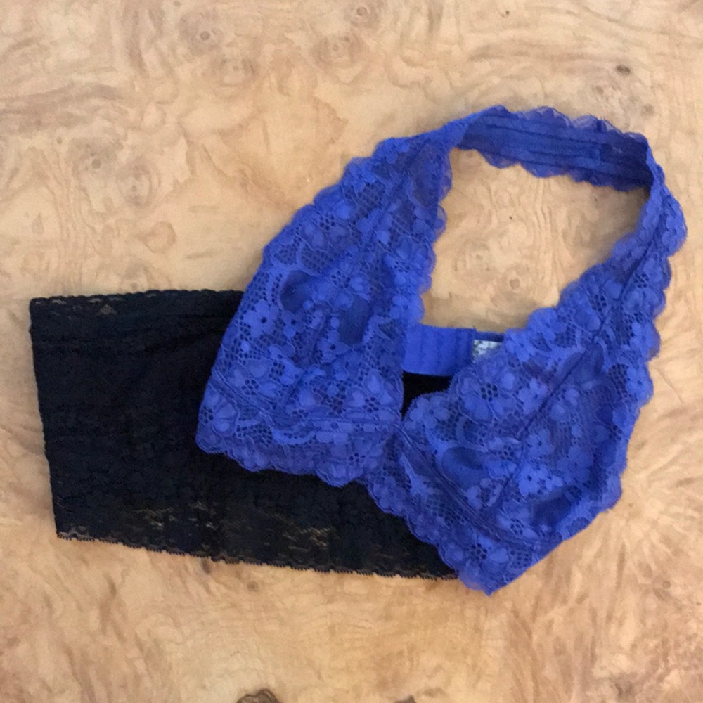 Free People Bundle Bandeau & Halter Bralette